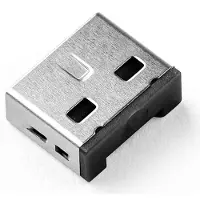 Smartkeeper UL03P1BK USB-A-poortslot Set van 10 stuks Zwart Zonder sleutel