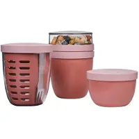 Mepal Giftset Potten Ellipse 3-delig - Vivid mauve