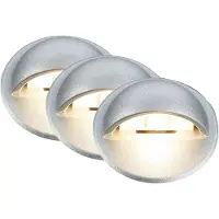 Briloner Connect to shine - LED Grondspot voor buiten - set van 3 - tuinverlichting startset - warm wit licht - IP65 - Ø3.5x3.6 cm - 1.5m kabel