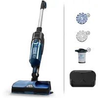 Rowenta X Combo 2in1 GZ3038 - Verticale Stofzuiger - Droog en Nat - Zwart/Blauw