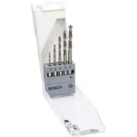 Bosch 2608595525 Hout-spiraalboorset 5-delig 2 mm, 3 mm, 4 mm, 5 mm, 6 mm 1/4 (6.3 mm) 1 set(s)