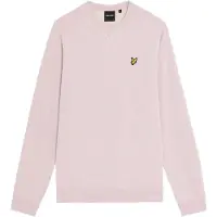 Lyle & Scott Gemêleerde Crew Neck Sweater - Verbleekte Roze