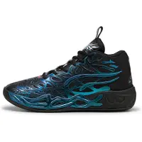 Puma MB.04 Reflections uniseks basketbalschoenen, Zwart, Maat 44,5
