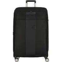 Piquadro Brief 4 wielen Trolley 78 cm met uitbreidingsplooi zwart