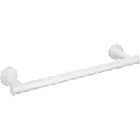 Hotbath &More BAA06 Handdoekstang 34cm - Mat Wit - Messing - Accessoires, Handdoekhouders, Handdoekstangen - 8721264697233