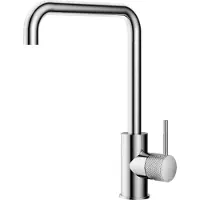 Hotbath Cobber X CX041 keukenkraan met draaibare uitloop geborsteld zwart PVD