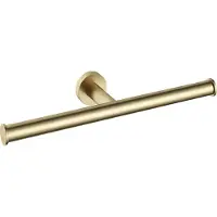 Hotbath &More BAA05 toiletrolhouder dubbel geborsteld messing
