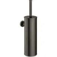Hotbath &More BAA11 Toiletborstelhouder Wandmodel - Verouderd Ijzer - Messing - Accessoires, Toilet accessoires, Toiletborstelhouders - 8721264697738