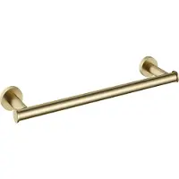 Hotbath &More BAA06 handdoekstang 34cm geborsteld messing