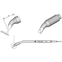 JBC C250406 Soldeerpunt Beitelvorm, gebogen Grootte soldeerpunt 1 mm Lengte soldeerpunt: 9 mm Inhoud: 1 stuk(s)
