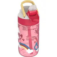 Kambukka Lagoon Drinkfles voor kinderen 400ml Love Birds - met geïntegreerd rietje - drinkbus kinderen - drinkbeker voor school
