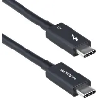 StarTech.com 50cm Thunderbolt 5 Kabel, 80Gbps/Tot 120Gbps, 240W PD EPR, 8K 60Hz, Thunderbolt-Gecertificeerde Kabel, Compatibel met Thunderbolt 4/USB4/USB-C