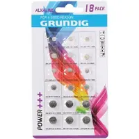 Grundig batterijen knoopcel 18 stuks alkaline