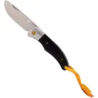 Homeij Jordan Zakmes Outdoor RVS 18cm Zwart zwart RVS Zakmes
