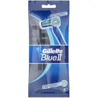 Gillette Blue II - 5 stuks - Wegwerpscheermesjes - Voordeelverpakking 12 stuks