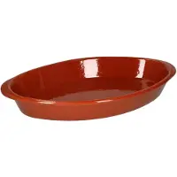 MamboCat Ovale ovenschaal Boris klei 39x23cm L - 99518