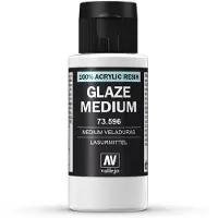 Vallejo Hobbyverf Acrylverf - 73596 Glaze Medium - Acryl (60 ml) Verdunner - 60 ml