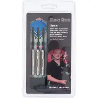 Eddy Toys Dartpijlen - 3x stuks - in opberg etui - 24 grams - darten pijltjes