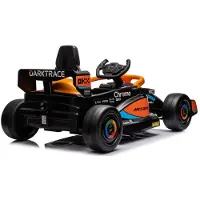 Sun baby McLaren elektrische kinderauto van 3 tot 5 jaar oud, MP3-speler, afstandsbediening, ophanging (Oranje)