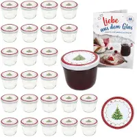 MamboCat Set van 25 bekers 230 ml To 82 Christmas dream deksel incl. receptenboekje