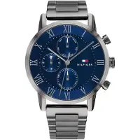 Tommy Hilfiger 1791456 Kane Blauw Wijzerplaat Herenhorloge