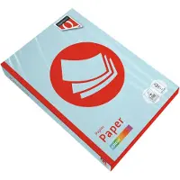 Quantore Kopieerpapier Colour A4 80gr lichtblauw 500 vel - 2 stuks