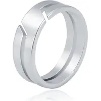 LGT JWLS Trendy Zilveren RVS Ring voor Heren – Stijlvol en Duurzaam-21mm