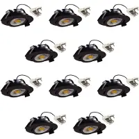 Ks Verlichting 10x inbouwspot - Liv plafondspot - dimbaar - zwart - kantelbaar