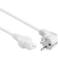 Allteq - Schuko naar C15 apparaatsnoer - 0.5 meter - Wit