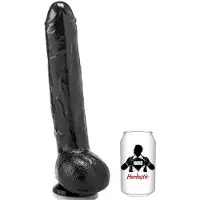 Hardastic XL Dildo Brady - Zwart