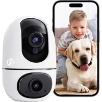Equivera Honden Camera - Beveilingingscamera - Huisdiercamera - WiFi - Petcam - Eenvoudige Installatie - Indoor Camera