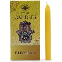 Green Tree Candle Magic Spell Kaarsen Geel (10 stuks)