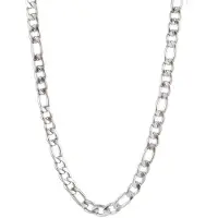 Go Dutch Label Ketting schakel 6mm Zilver N1856-1