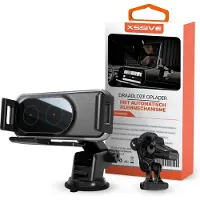 Xssive Telefoonhouder Auto Draadloos Lader - Zuignap en Ventilatie Klem - Voor Dashboard, Raam en Ventilatie - 15W Draadloos Opladen - GSM Houder Auto Oplader Ventilatierooster - Autohouder