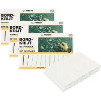 Benson Bordkrijt - 72x - wit - krijtbord/schoolbord - krijtjes
