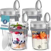 OEM Havermoutset - 6 stuks - Glas - Set - Ontbijt