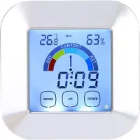 Equivera Huisthermometer - Kamerthermometer - Binnenshuis - Digitale Thermometer - Hygrometer