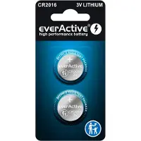 EverActive CR2016 Lithium Knoopcel Batterij 40 Stuks