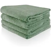 Funnies Douchelaken Stone Green 70x140cm (LET OP: bestellen per stuk)