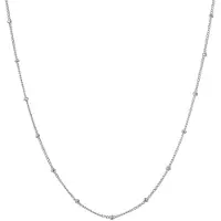 Go Dutch Label Collier gedraaid zilver N2493-1