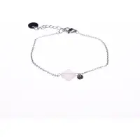 Go Dutch Label Armband Klaver Roze Goud B9308-10