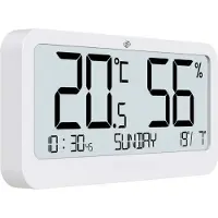 Equivera Huisthermometer - Kamerthermometer - Binnenshuis - Digitale Thermometer - Hygrometer