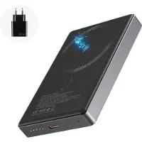 Phreeze Powerbank - Geschikt voor MagSafe - Powerbank 10000 mAh Inclusief 30W Snellader - Magnetische Draadloze Oplader