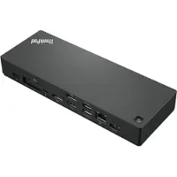 Lenovo 40B00300IT laptop dock & poortreplicator Bedraad Thunderbolt 4 Zwart, Rood