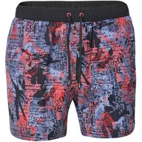 KOROSHI Zwemshorts saffier / duifblauw / rood / zwart