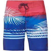 KOROSHI Zwemshorts blauw / navy / bloedrood / wit