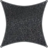 Coolaroo schaduwdoek Vierkant 3x3m Grafiet | 340gr/m2