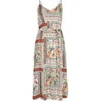 Apricot Jurk gemengde kleuren