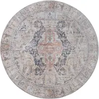 Veer Carpets Vloerkleed mahal beige 00 rond ø200 cm