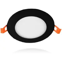 Enzo LED panel downlight 9W 4000K incl. driver zwart - LED2622